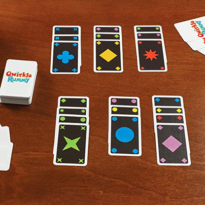 MindWare Strategy Games Pack - Qwirkle, Qwirkle Rummy & Bonus Pack - Family & Adult Party Games - Ages 6+