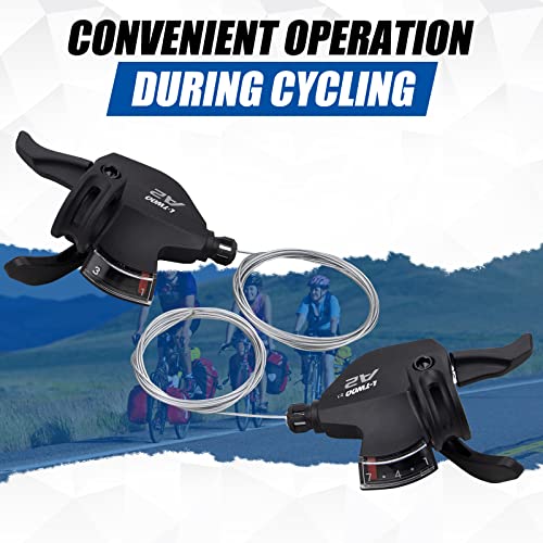 WEEROCK Bike Shifter Lever 21 Speeds 3x7 Thumb Gear Shift Lever for Mountain Bicycle - color: 3x7 Speed