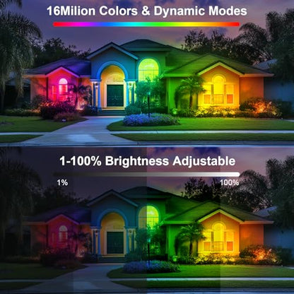 2 Pack 50W 2.4G Remote Control RGB Wall Washer Light, RGB Light bar with Remote Control & APP Control, for Birthday Party, Garden Lighting, Wall Display, Hotel, Building, Commercial Lighting - size: 50W RGB*2