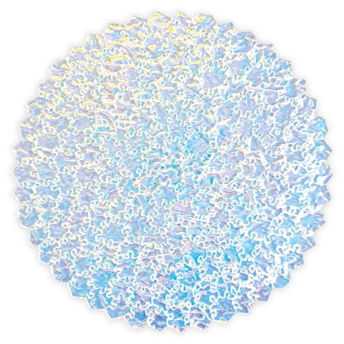 The Clearly Impossible Puzzle 100, 200, 500, 1000 Pieces Hard Puzzle for Adults Cool Difficult Clear Brain Teaser - Difficult Funny for Adults - size: Crystal Edition