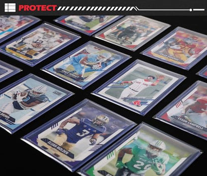 Top Loader Sleeves 200 Pack, Resealable Team Bags for 35-75PT Rigid Top Loader Card Holders - Penny Sleeves for 3"X4" Top Loaders Trading Card - size: 200 Pack