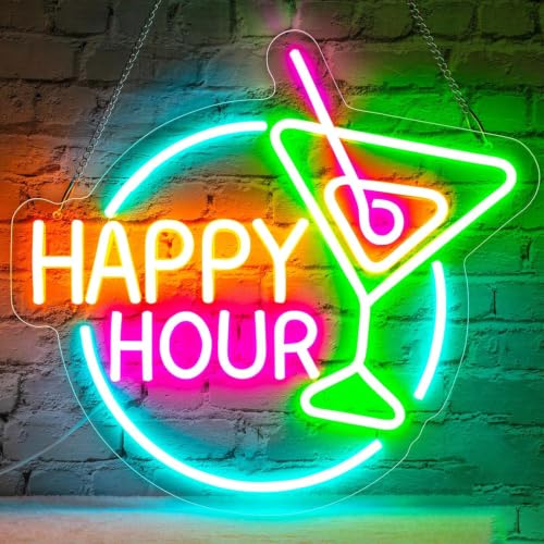 Custom LED Neon Sign - Personalized Cocktail Bar Light with Colorful Glow, USB Powered Wall Decor for Man Cave, Game Room & Party - color: style 4