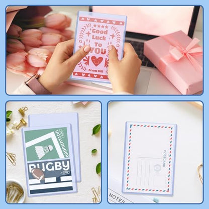 Vmiapxo 50 Pack 4" x 6" Hard Plastic Card Sleeves, Clear Rigid Protectors | Waterproof, Thick Card Holders, Double-sided Display, for Trading Sports Game Cards, Recipe Cards, Photos, Art Prints - size: 4" x 6"