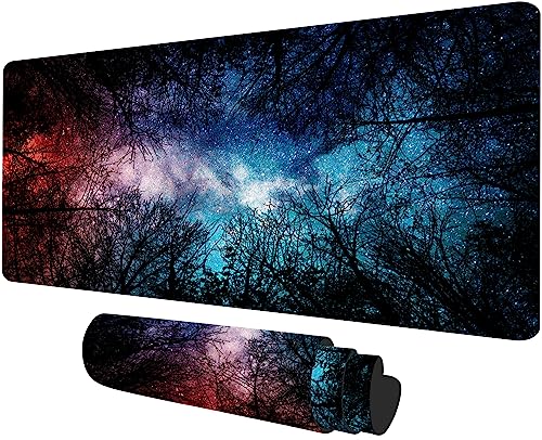 MTG Playmat Forest, TCG Game Play Mat for MTG Landscape Trading Card Smooth Cloth Surface Mousepad Battle Game 23.6X 13.7 inches - color: Mtg Playmat 1