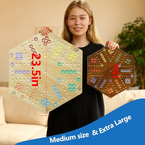 15 in Wahoo Board Game for 4-6 Players, Fast Track Board Game(Small,Log) | NRZSSN 15 in Wahoo Board Game,Fast Track Board Game,Classic Board Game for Game Night, Parties, (Small,Log) - color: Small, Wood Log