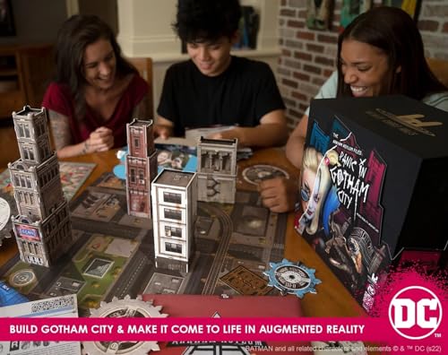 Arkham Asylum Files: Panic in Gotham City Augmented Reality Board Game - Escape Room-esque Batman Mystery with Harley Quinn and The Joker, Family Night - iPhone/iPad Only