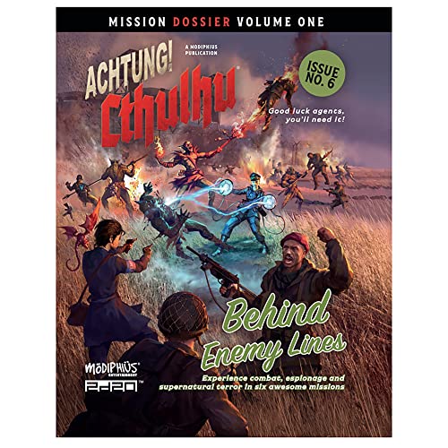 Achtung! Cthulhu 2d20: Mission Dossier 1 - Behind Enemy Lines - Expansion Book, Roleplaying Game - style: Dossier 1