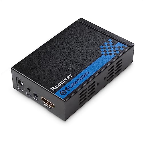 Cable Matters Receiver Box for Wall Mount HDMI Extender, up to 300ft | TCP/IP, 1080p, 1-to-Many Setup, Model 103002R, Compatible with Model 103002 - style: Additional Receiver