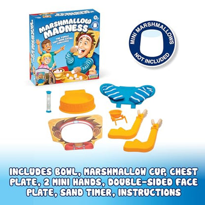 Marshmallow Madness Board Game – Hilarious Family Board Games for Kids & Adults, Fun Fast-Paced Party Game for Family Night, Interactive Kids Board Games, Ages 8+