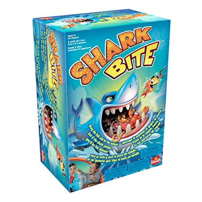 Shark Bite -- Roll The Die and Fish for Colorful Sea Creatures Before The Shark Bites Game! - Trilingual by Pressman - style: Shark Bite - Trilingual