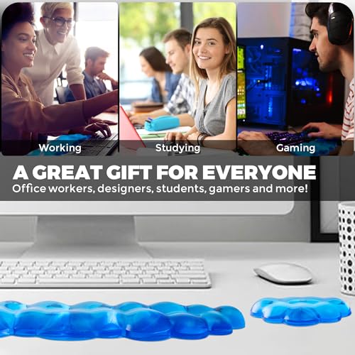 Gel Cloud Wrist Rest - Cloud Mouse Wrist Rest Pad Mouse Support for Office Gaming Pad Computer Laptop Ergonomic Comfortable Pain Relief - color: Single Mouse Pad - Cloud White