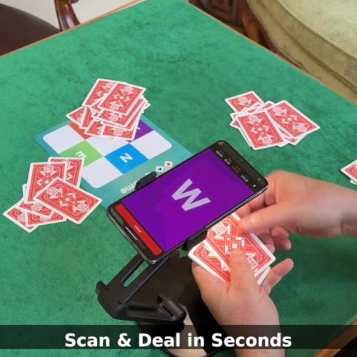 Smart Kit | Bridge Card Game Set with App for Real Duplicate Scoring at Home – 2 QR-Coded Decks, Winds Mat, Tablet Stand, 500 Hand Credits – Gift for Bridge Players & Couples