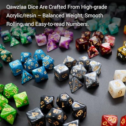 Mystery DND Dice Set, 7pcs Polyhedral Dice Over 100 Dice Styles with Random Dice Conjuration Circle RPG DND Miniature Accessories for Dungeons and Dragons,RPG, MTG,Role Playing Table Game - style: Magic Circle Dice Set