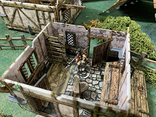 Battle Systems Fantasy Terrain Town House - 28-35mm DND D&D RPG Wargames Historical/Fantasy Card Scenery