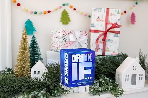 Drink IF… Adult Drinking Game for Parties + After Dark Expansion Set | Funny Icebreaker & Conversation Starter Card Game for Friends and Groups | Great for Game Night and Pregames| Fun Gift for Adults