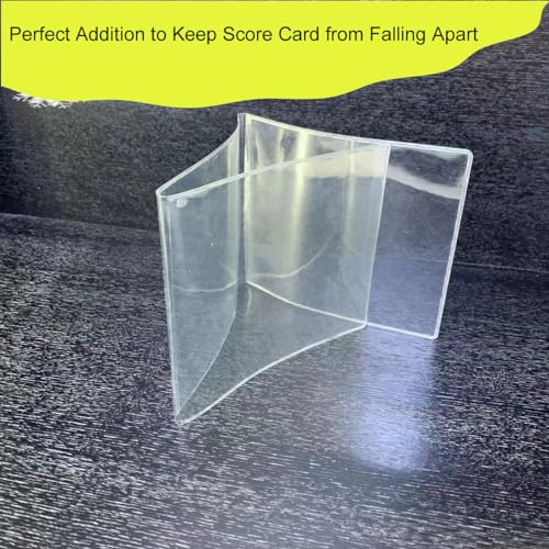 Mahjong Card Sleeve、Holder &Cover, Mahjong Accessories,Fit NMJL Large Print Size Card (6 1/8" x4 3/4") -4Pack - size: Large Size 4pack