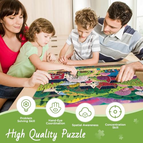 500 Piece Puzzle for Adults, Countryside Scenery Jigsaw Puzzle - style: Countryside Scenery