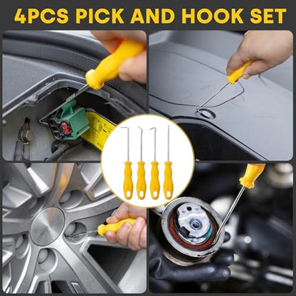 Enventor Tool Set with 1/4 in and 3/8 in Metric Sockets, 231 Pieces | 8-15 MM Wrenches, Quick-release Ratchet for Home Repairs, DIY projects, and Auto Maintenance