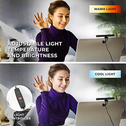 HumanCentric Video Conference Lighting, Add-On Only Light for Streaming and Video Conferencing, Add-On Only Kit Requires Existing Single or Double Kit, for Double, Triple, or Quadruple Light Setup, - size: Add-On Only Kit