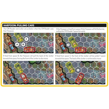Rebellion Unplugged: Joyride: High Seas - Expansion, Pirate Themed, Car Combat Board Game, New Obstacles & Racetrack Elements, Ages 12+, 2-4 Players - style: High Seas