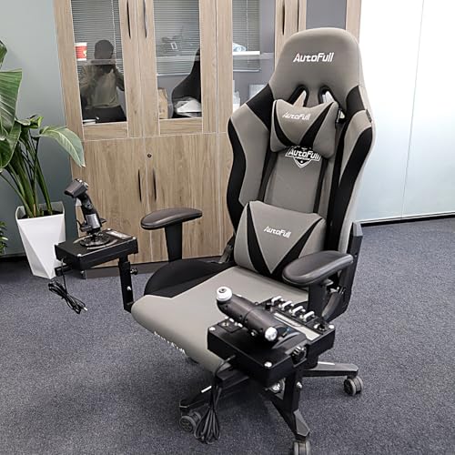 EG STARTS 2 Pack Chair Mount Hotas Mount Joystick Mount Compatible Logitech X52/X52 Pro/X56/X56 Rhino Hotas, Thrustmaster T. Flight Hotas/T.16000M FCS/TCA Officer Pack Airbus Edition, VKB Hotas Mount