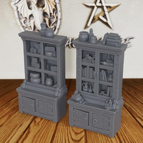 Unpainted 28mm Scale Tabletop RPG Dead Body Scenery - 8pc Resin Corpses & Wooden Cart Set for DND Minis, Fantasy Miniature Game Diorama, TTRPG Dungeon Masters Accessory（AS690）