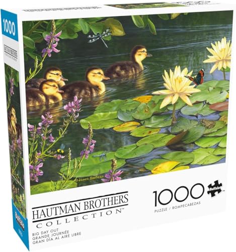 Buffalo Games - Big Day Out - 1000 Piece Jigsaw Puzzle for Adults | Art by James Hautman, Made in USA, Recycled Board, Finished Size 26.75 x 19.75 in, Includes Poster, Giftable, Frameable Art