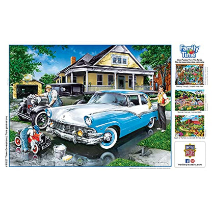 MasterPieces 400 Piece Jigsaw Puzzle for Adults, Family, Or Youth - Three Generations - 18"x24" - style: Three Generations