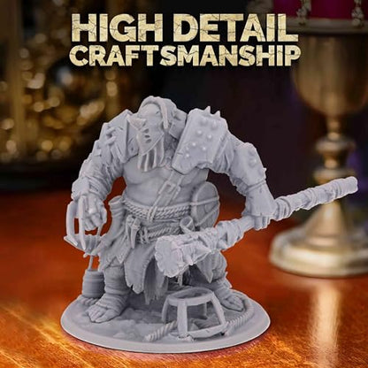 Path Gaming Fantasy Goblins Set – 46 Unpainted 28mm Figures for DND Miniatures for Dungeons & Dragons, RPG Miniatures, Bulk Tabletop DND Monster Figures for D&D Games
