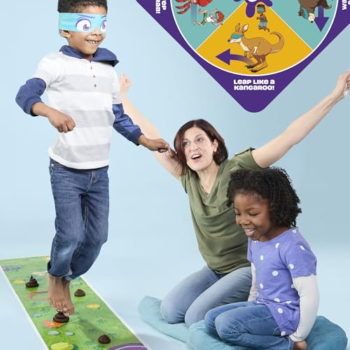 Hasbro Gaming Don't Step in It Preschool Game I Blindfolded, Poop Party Game | Spinner with 8 Fun Animal Moves | Ages 4+| 1+ Players I Funny Kids Board Games | Easter Gift for Kids