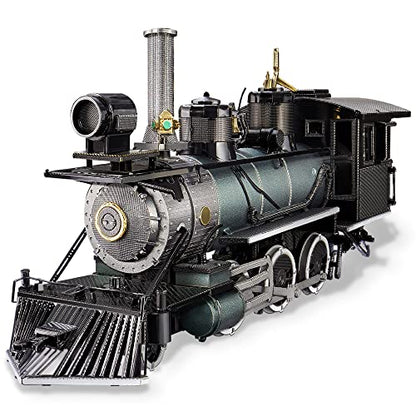 Piececool 3D Puzzle for Adults, Mogul Steam Engine Steamer 3D Metal Model Building Kits Challenging Assembly Hobbies DIY Crafts Kits, Best Birthday Christams Gifts - style: Mogul Steamer
