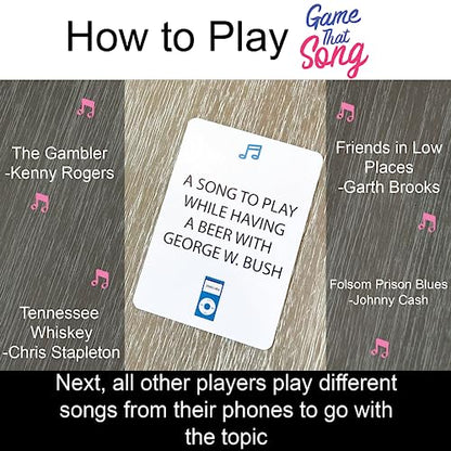 Game That Song 2000's Mix Expansion - 50 New Cards - Music Card Game for Family, Adults, and Teens. Hilarious, Addictive, and Competitive Fun for Game Nights! - style: 2000's Expansion