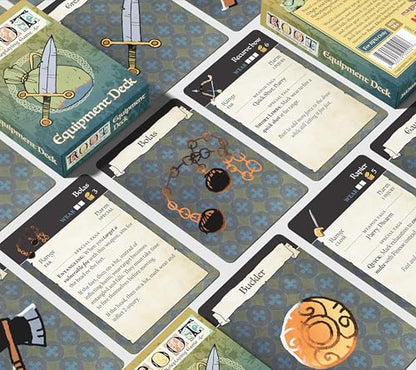 Magpie Games Root The Roleplaying Game: Equipment Deck Expansion – Adds 55 Weapon and Gear Cards - style: Equipment Deck