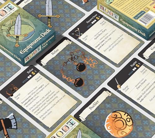 Magpie Games Root The Roleplaying Game: Equipment Deck Expansion – Adds 55 Weapon and Gear Cards - style: Equipment Deck