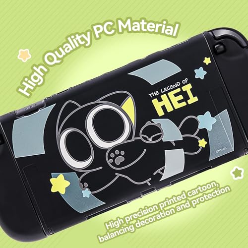 GeekShare Full Protective Shell Compatible with Switch 2, Hard PC Cover Case Designed for Switch 2025 Game Console and Joy Con Controllers - The HEI Series - color: The Hei2