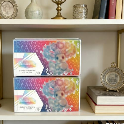 Rainmae 5 Pack SPC Plastic Protectors for Prismatic Evolutions Super Premium Collection Box, Thick Display Box Compatible with Prismatic Evolutions Super Premium Collection Box Ultimate Collectible