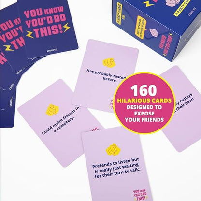 KAWAII KOI Hilarious Voting Party Card Game for Adults & Teens, Call Out Your Friends & Reveal Who They Really are, Perfect for Game Night & Parties - You Know You’D DO This!
