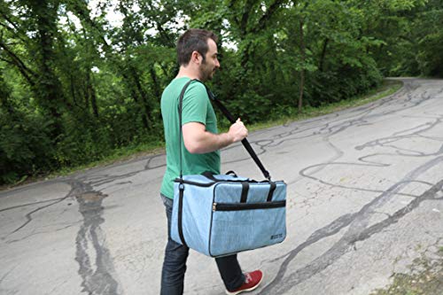 Board Game Bag, [Backpack/Shoulder Strap/Luggage Slip] | Padded Board Game Carrier (Fern Green)