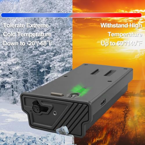 7000mAh 2-Pack Li-Ion Replacement for Reveal Tactacam Battery Pack | Compatible with Tactacam Lithium Battery Pack Trail Camera Reveal X Gen 3.0, 2.0, X Pro 3.0, Pro, X Ultra 3.0, SK, XB, X