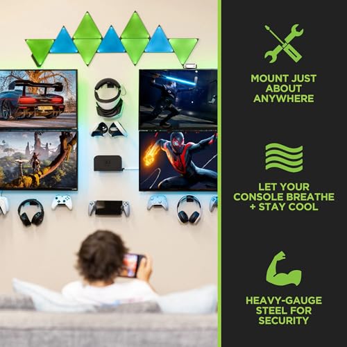 HIDEit Mounts Nintendo Switch 2 Wall Mount - Keeps Your Console Safe and Cool - Quality Steel Holder for Switch 2 Console & Deck - American Company - size: Nintendo Switch 2