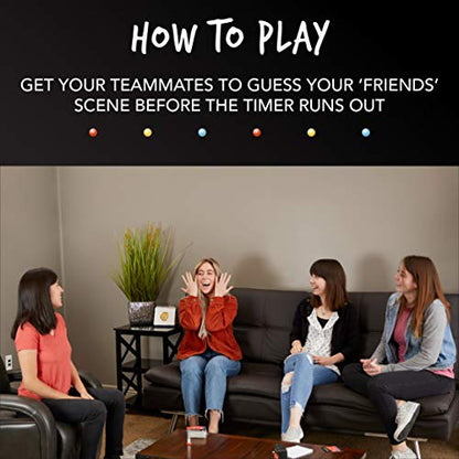 Paladone Friends TV Show Trivia - Act or Draw Game - Official Merchandise | For 2 or More Players, Includes Cards, Paper, Dice, and Timer