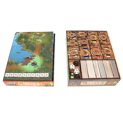 TowerRex Organizer for Root Board Game and Underworld, Riverfolk, Marauder, Clockwork Expansions, Storage Insert, Accessories Upgrade