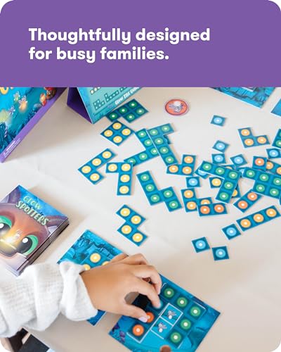 SimplyFun Glow Spotters - A Visual and Adventurous Math Game for Kids, Earn Your Firefly Badge with Addition - 1 to 4 Players, for Kids Ages 5 & Up - style: Glow Spotters