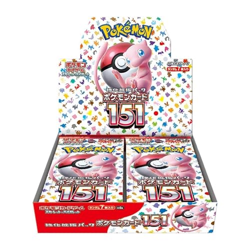 Pokemon Card Game Scarlet & Violet Enhanced Expansion Pack Pokemon Card 151 Booster Box (Japanese) - 20 Packs