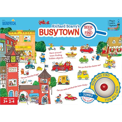 Richard Scarry's Busytown Seek & Find Game, Preschool Learning, Ages 3+