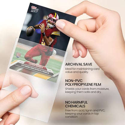 Card Sleeves 1000 Count, Clear Trading Card Sleeves, Penny Sleeves | Soft Polypropylene, PVC Free & Acid Free, for Baseball, Football, MTG & TCG Cards