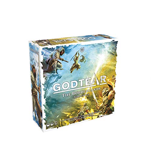 Steamforged Games: Godtear the Board Game (The Borderlands Starter Set) | Finvarr, Titus, Double-Sided Battlefield, No Assembly, 45-60 Minute, 14 Plus, (2 Players) - style: The Borderlands Starter Set