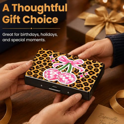 Spider Web Metal Wallet Credit Card Protector Case Equipped RFID Blocking | with Pop-Up Button Slim Business Cards Holder Aluminum Cards Case Exclusive Spider Web Gifts for Women Men - color: Spider Web