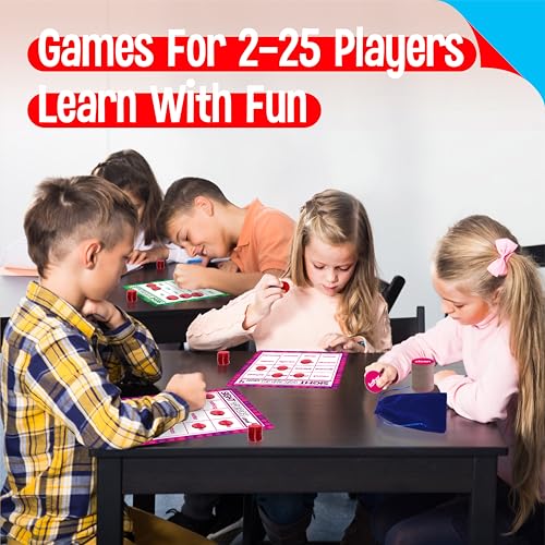 SpriteGru Sight Word Bingo Game, 160 Sight Words Learn to Read Level 3 & Level 4 Bingo Board Game Dolch's & Fry's Words Lists for Kindergarten and Preschool Kids 4-8, Perfect for Classroom & At Home - style: 25 Pcs Sight Word Bingo Game Level 3-4