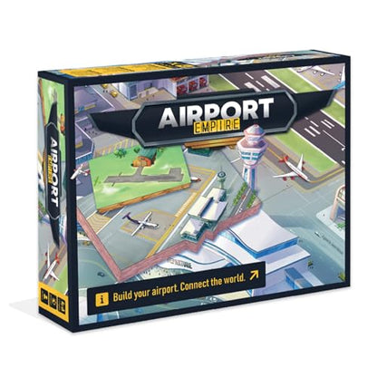 Airport Empire - Airport Tycoon Board Game | 2 Player Strategy Board Game for Adults, Teens & Tweens | Economic Board Game | Ages 10+ | 60-90 Min